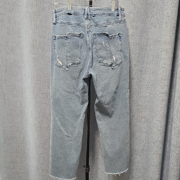 Good American Light Blue Ankle Jeans Size 14 - Picture 7 of 13